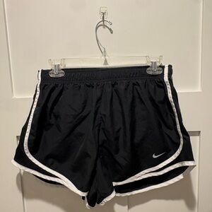 Nike Tempo Women's Black and White Athletic Shorts